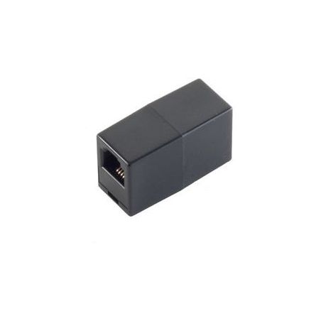 Adaptador RJ45 Hembra-Hembra Cat 6 (8 hilos)