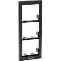 Comelit 3311 / 3A Frame 3 modules avec cadre anthracite