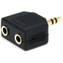 Adaptador de áudio Jack 3.5mm macho a 2 jack 3.5mm