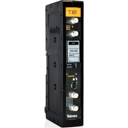 Amplificateur monocanal sélectif T12 T.12 UHF 470-862MHz Televes