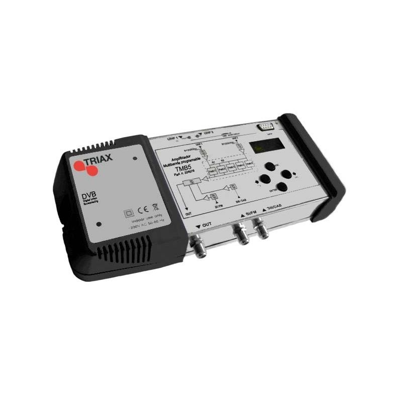 Central Programable 4 entradas/1 salidas Triax 45 dB 5 filtros TMB5