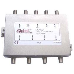 Distribuidor Splitter ACTIVO 8 Vias 700 - 2150 MHz Global Communications