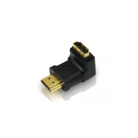 Adaptador HDMI Macho/Hembra acodado 90º