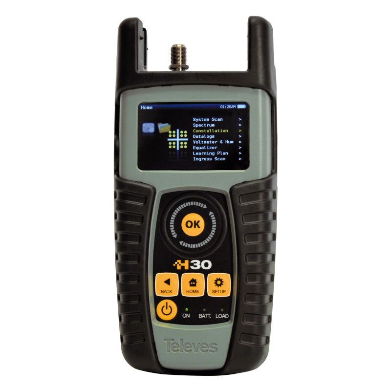Medidor de campo H30 (DVB-C) + CTR Remoto + IP Test Televes