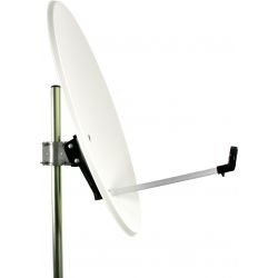 Pack 5 Offset Dish 830 Aço dB38 Branco Televes