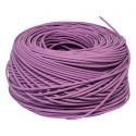 Cable de datos U/UTP CAT-6 Eca LSFH Violeta 305m Televes