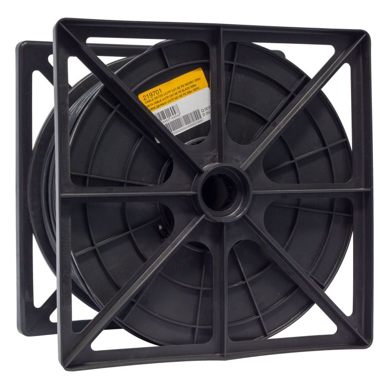 Cable de Datos U/UTP Cat.-5E Fca Cu Ø 5,5mm PE Negro 305m Televes