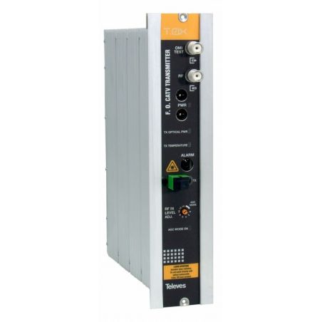 Transmisor óptico CATV con CAG sin C.R 1550nm Po 10dBm Televes