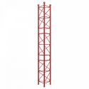 Section intermédiaire de la tour 450 galvanisée à chaud de 3m Rouge Televes
