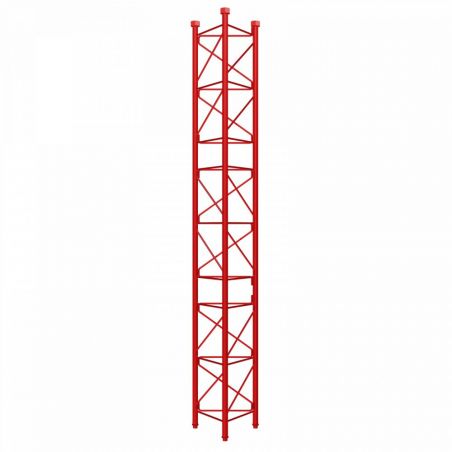 Seção intermediária reforçada Hot galvanizado 3m torre série 450 Vermelho Televes