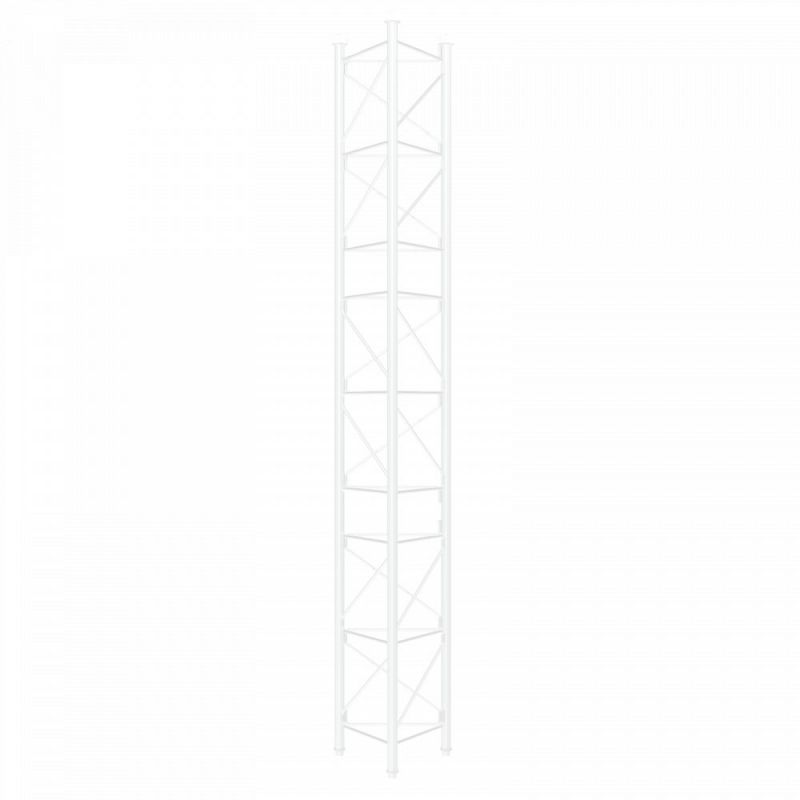 Intermediate section reinforced Hot galvanized 3m turret series 450 White Televes