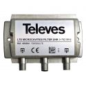 Filtro LTE/4G microcavidades UHR 5-782MHz (C.59) Televes