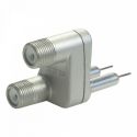 Adaptador Doble EasyF Macho - F Hembra Televes