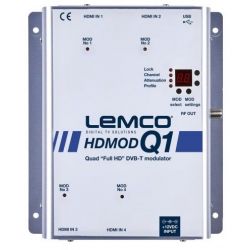 Lemco HDMOD-Q1 Modulator 4 HDMI to 4 RF DVB-T