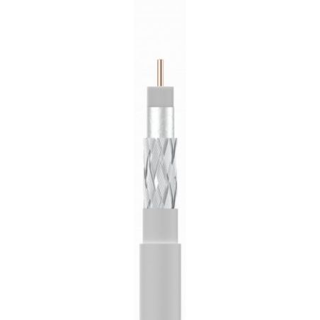 Wood coil 500m coaxial cable SK6Fplus WhiteTeleves