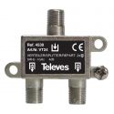 Conectores internos de 2 saídas do divisor 4dB F SCATV 100 unidades Televes