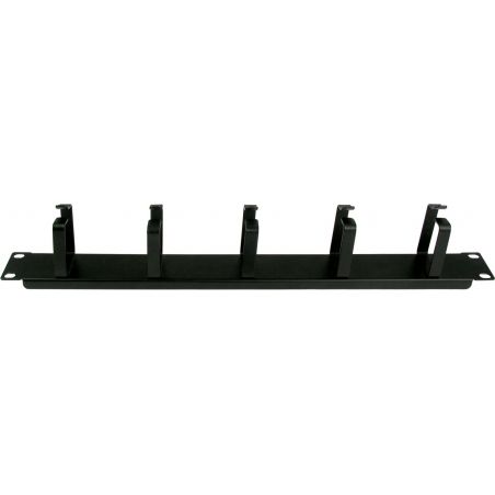 Panel pasacables para Rack 19” 1U 5 Huecos Negro Televes