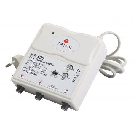 Amplificador Interior TDT eco Triax IFB 405 17 dB 2 salidas