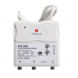 Amplificador Interior TDT eco Triax IFB 405 17 dB 2 salidas