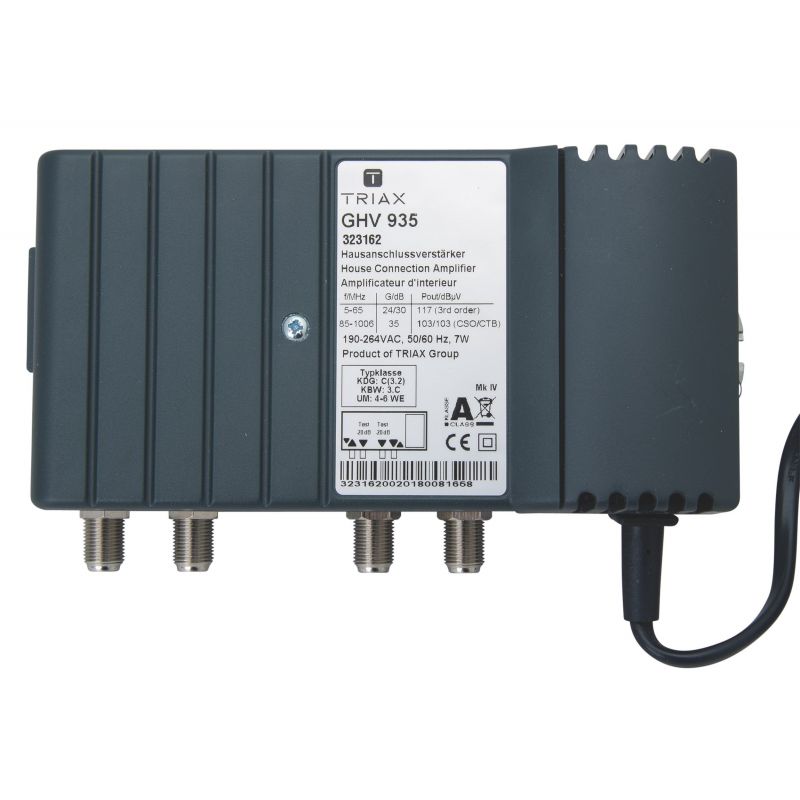 Triax GHV 930 Amplificador GCR 26/32dB 47-1006MHZ G30dB