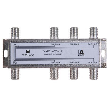 Triax ACT 6-20 6 ways tap 20dB