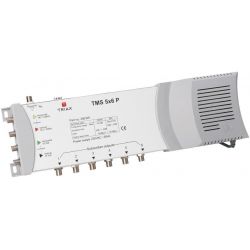 Triax TMS 5x6P Multiswitch End Switch 4 polaridades + terrestres para 6 receptores fonte de alimentação incluída 5e/46s
