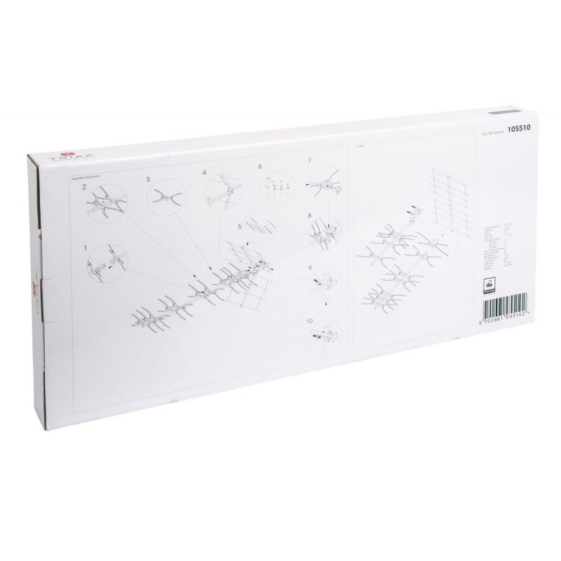 Triax UNIX 52 Antenne UHF avec filtre LTE à 32 éléments pour C21/C60 G 12.5dB