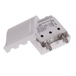 Triax TBSI 257﻿ Filtre LTE/4G intérieur 1 entreé BI+BII+BIII+UHF Atténuation à C57. Triax 314074