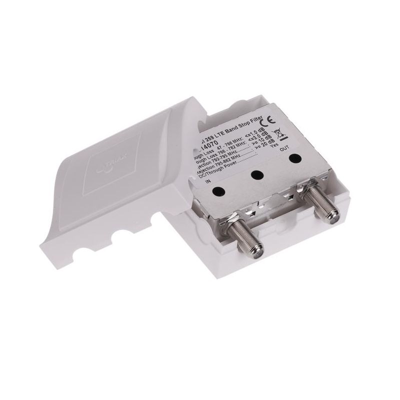 Triax TBSI 257﻿ Outdoor LTE/4G Filter 1 Input BI+BII+BIII+UHF Attenuation to C57. Triax 314074