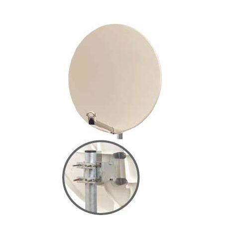 Parabolica Fibra  85 cm alta resistencia con bridas