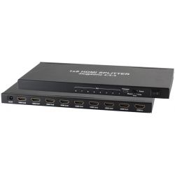 Distributor Splitter HDMI 1x8 (1 input 8 outputs). 4K2K 60Hz