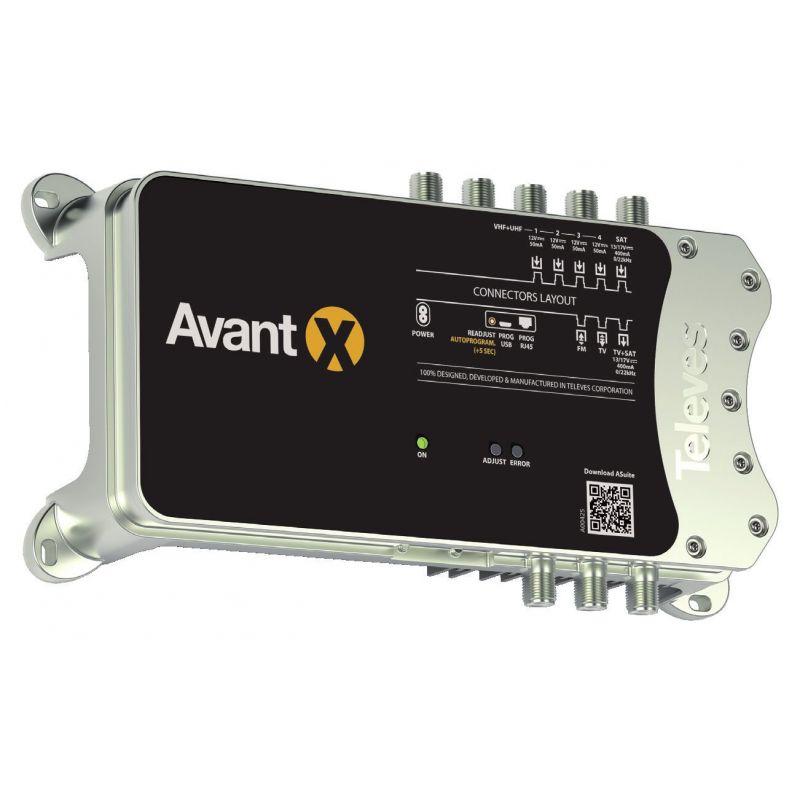 Avant X Basic Central programable entrada FM 4 VHF/UHF 32 Filtros Auto LTE