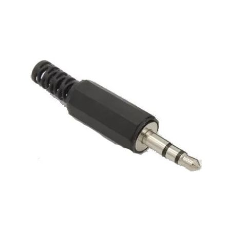 Conector Jack macho stereo 3.5mm para soldar