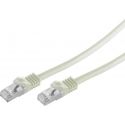 Cabo da rede RJ45 0.5m Cat 7 S/FTP PIMF LSZH 600MHz Gris