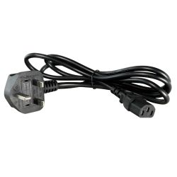 AC-UK-C14F - Cable to plug, Connector QT3, Compatible with UK 3 pin…