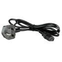 AC-UK-C14F - Cable to plug, Connector QT3, Compatible with UK 3 pin…