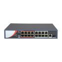 Safire SF-SW1816POE-135 - Switch PoE, 16 portas PoE + 2 Gigabit Combo Port,…