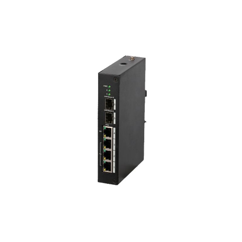 X-Security XS-SW0604-96-DIN-HIPOE - X-Security PoE Switch, 4 PoE ports + 2 SFP fiber…
