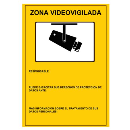 AC-CARTEL-ES - Plastic sign, Screenprint Area with Video…