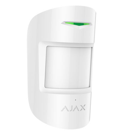 Ajax AJ-COMBIPROTECT-W - Detector PIR y rotura de cristal, Antimascotas /…