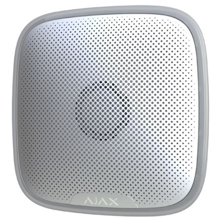 Ajax AJ-STREETSIREN-W - Sirena para exterior, Inalámbrico 868 MHz Jeweller,…