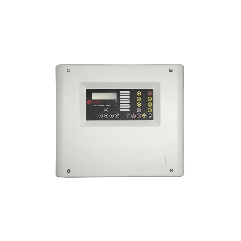 Maxfire CROSSFIRE-4-LCD - Central convencional de 4 zonas, 2 Salida de Sirena, 1…