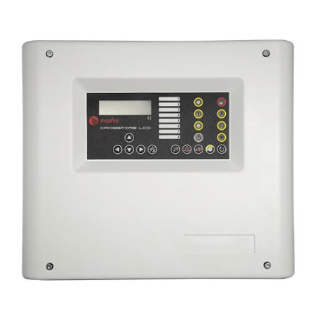 Maxfire CROSSFIRE-4-LCD - Central convencional de 4 zonas, 2 Salida de Sirena, 1…