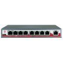 Safire SW0908POE-120W - Switch PoE, 8 portas PoE + 1 Uplink RJ45, Velocidade…