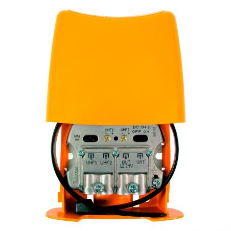 Amplificador Mástil NanoKom 3e/1s EasyF UHF/UHF[dc]/FImix[dc] 12...24V LTE790 Televes