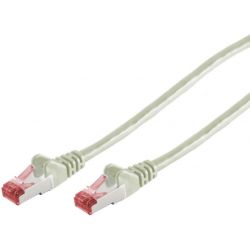 Câble de réseau RJ45 20m Cat 6 S/FTP PIMF et LSZH 250 MHz Gris