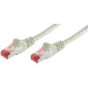 Câble de réseau RJ45 20m Cat 6 S/FTP PIMF et LSZH 250 MHz Gris