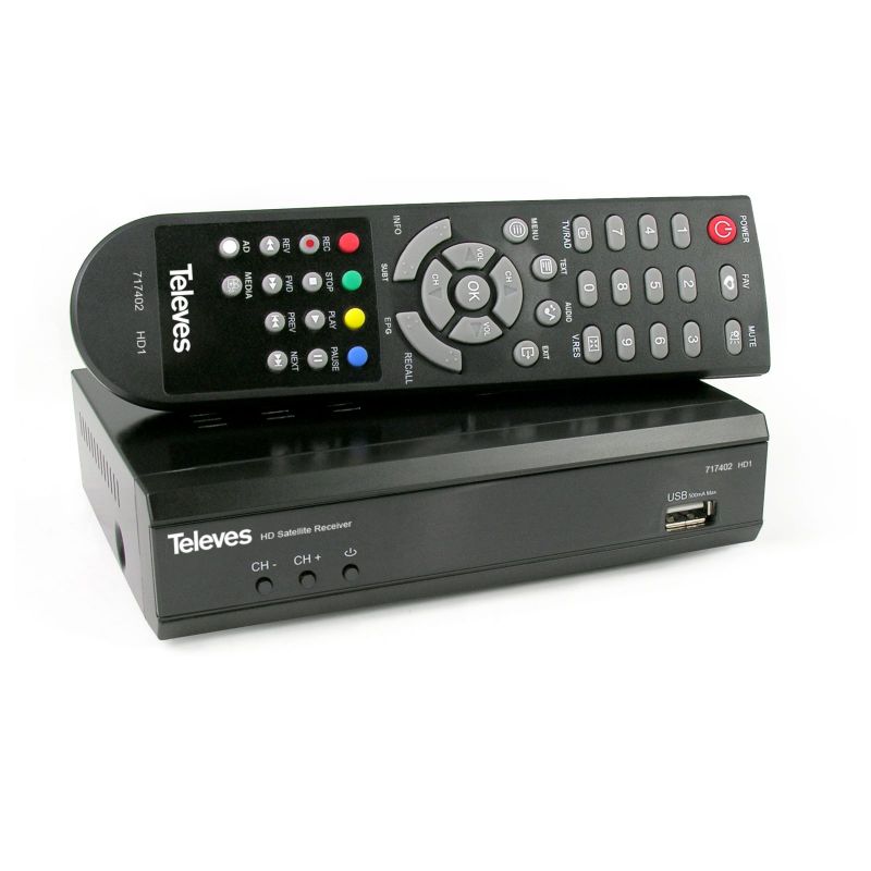 Digital FTA signals HD Satellite Receiver, SCR I and SCR II support, Televes