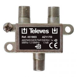 Shunt 5 ... 1218MHz F 1D 17dB Interior Televes