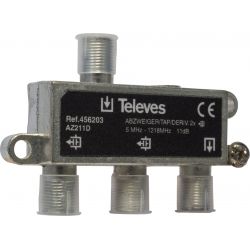Derivador 5...1218MHz F 2D 11dB Interior Televes